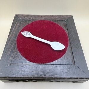 Lenox Spice Village Condiment Spoon - Vintage 1992 (Purple)